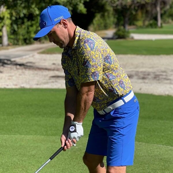 Yellow Paisley Golf Shirt - Hreski 129 - Image 12
