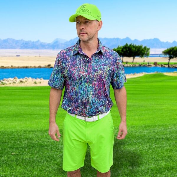 Painting Golf Shirt - Hreski 109 - Image 3