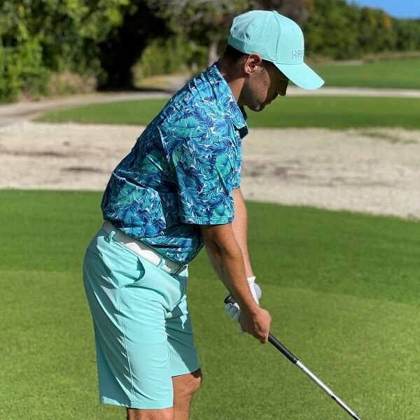 Artistic Monstera Palm Leaves Golf Shirt - Hreski 156 - Image 12