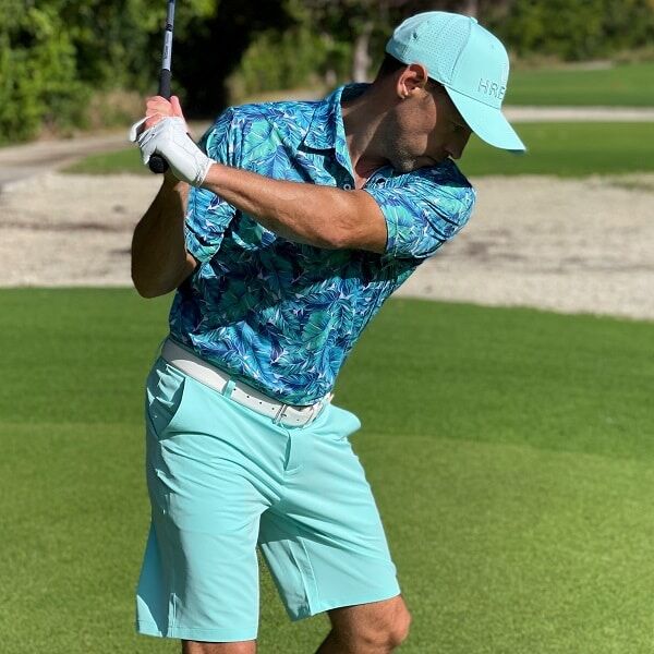 Artistic Monstera Palm Leaves Golf Shirt - Hreski 156 - Image 16