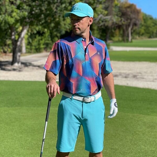 Light Blue Golf Shorts - Hreski 608 - Image 2