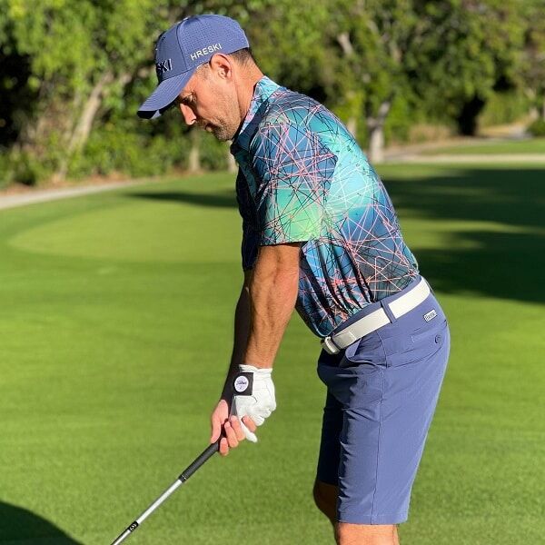 Abstract Geometric Lines Golf Shirt - Hreski 167 - Image 16