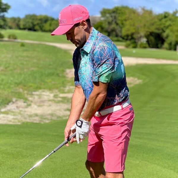 Abstract Geometric Lines Golf Shirt - Hreski 167 - Image 17