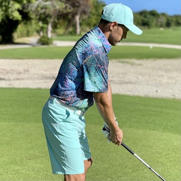 Abstract Geometric Lines Golf Shirt - Hreski 167 - Image 9