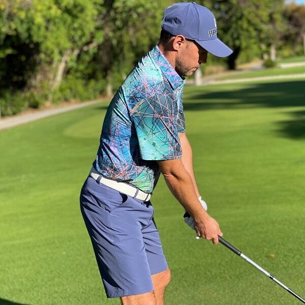 Abstract Geometric Lines Golf Shirt - Hreski 167 - Image 10