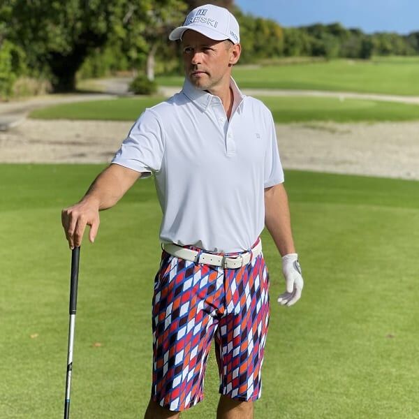 White Golf Shirt - Hreski 601 - Image 3