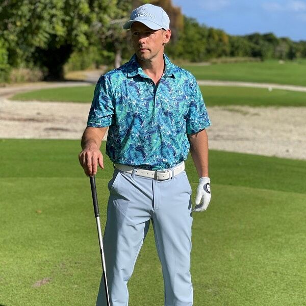 Light Blue-Gray Golf Pants - Hreski 606 - Image 2