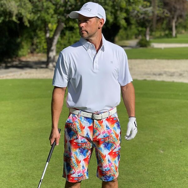 White Golf Shirt - Hreski 601 - Image 5