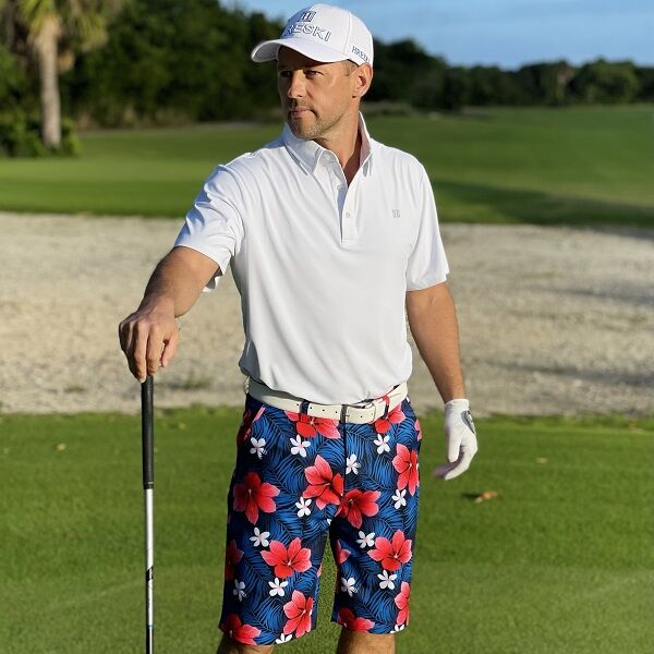 White Golf Shirt - Hreski 601 - Image 2