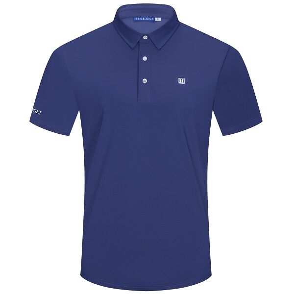Dark Blue-Gray Golf Shirt - Hreski 607